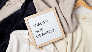 Choose quality over quantity image