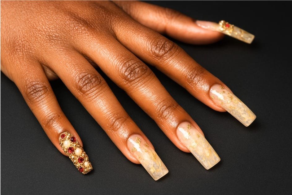 Glass nails