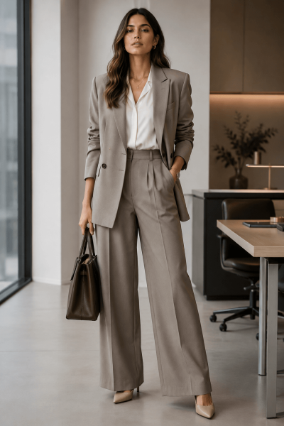 tailored trousers for working woman